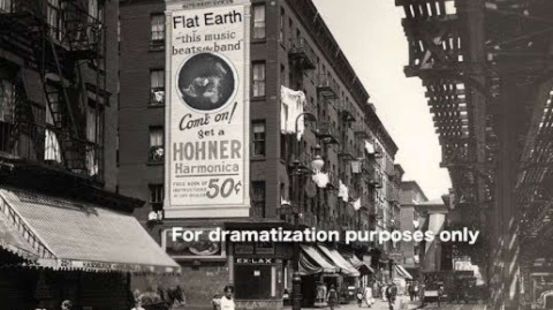 Flat Earth Billboard from 100 years ago.