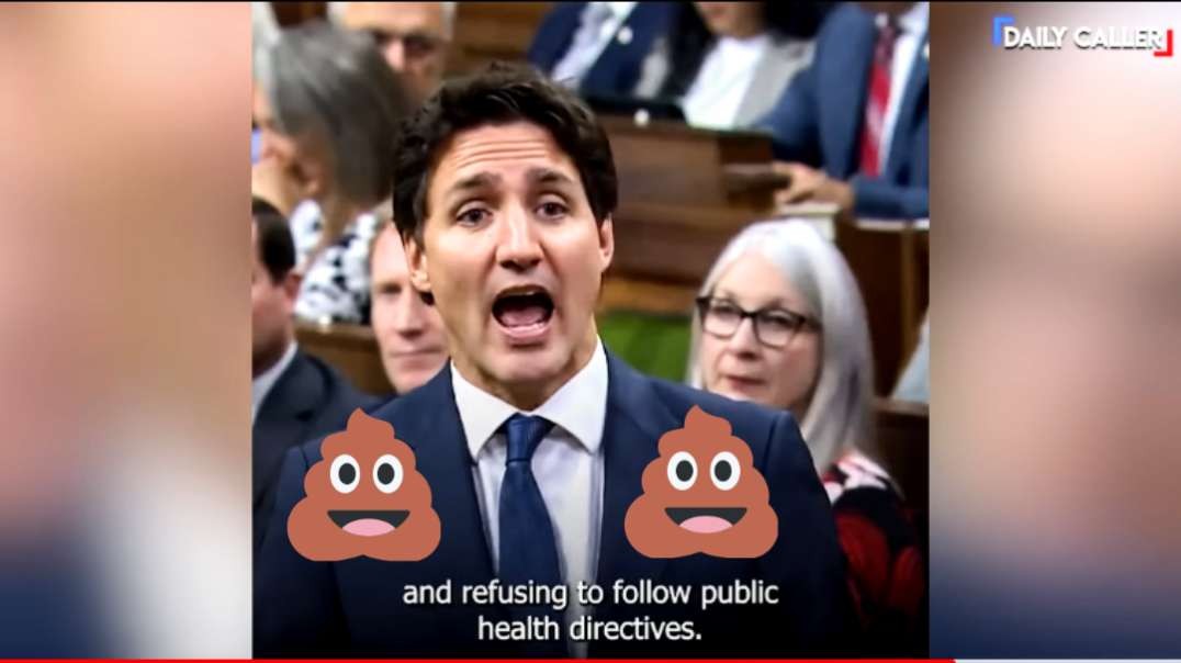 The Bolshevic propagandist Justin Trudeau extorts money from old ladies for him and his Schwab-ist criminal associates, and then he blames the conservatives for not wanting the "vaccin&q