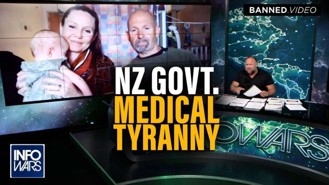 New Zealand Parents Who Lost Custody of Baby for Demanding Unvaxxed Blood Donors Joins Infowars to Expose Medical Tyranny