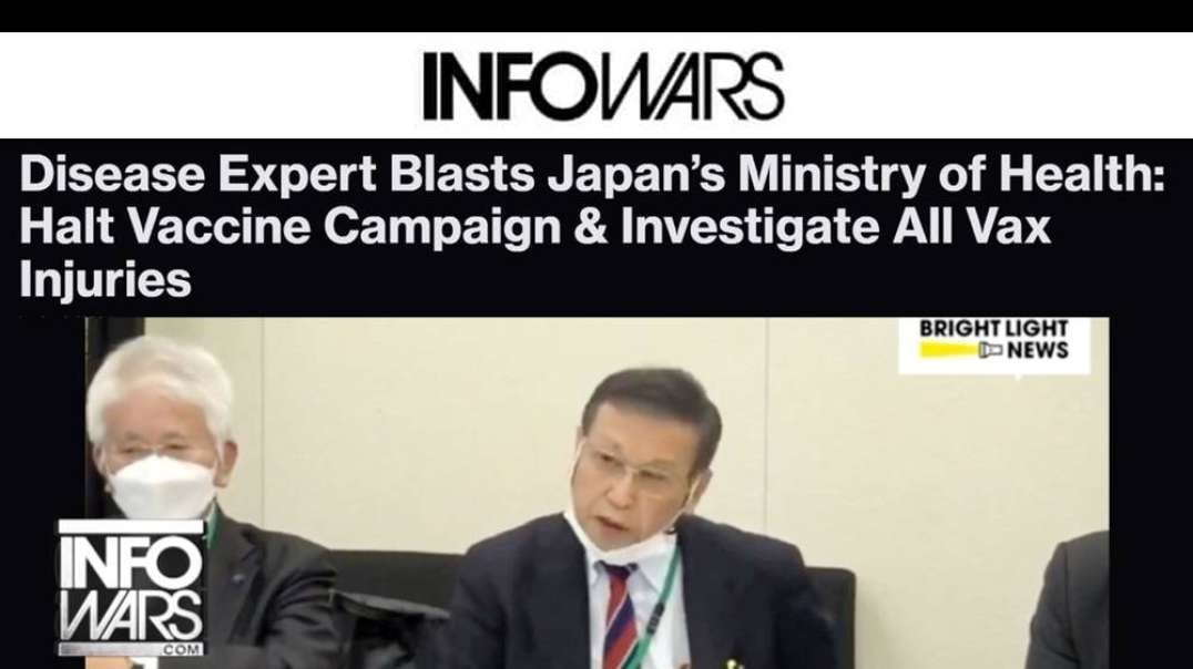 Disease Expert Blasts Japan’s Ministry of Health- Halt Vaccine Campaign & Investigate All Vax Injuries