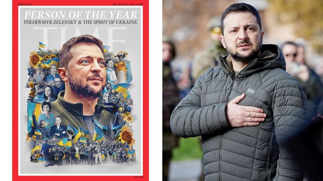 This is the Person of the Year Ukraine. Pure evil.