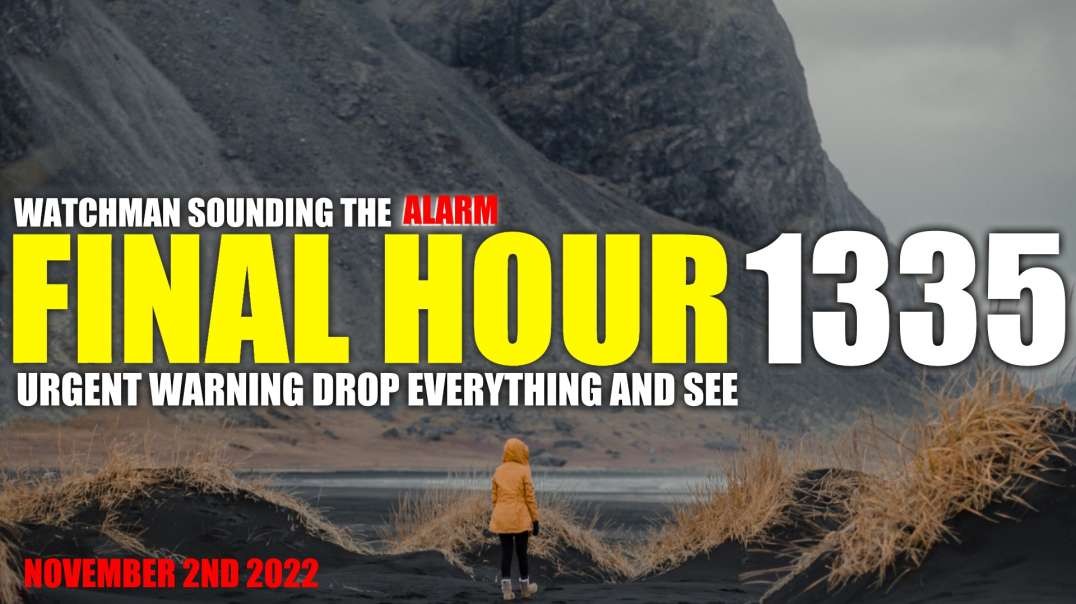 FINAL HOUR 1335 - URGENT WARNING DROP EVERYTHING AND SEE - WATCHMAN SOUNDING THE ALARM