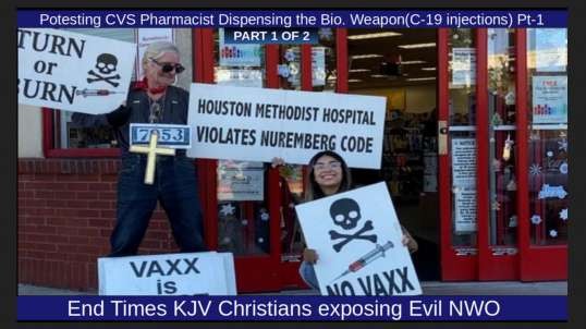 Potesting CVS Pharmacist Dispensing the Bio. Weapon(C-19 injections) Pt-1