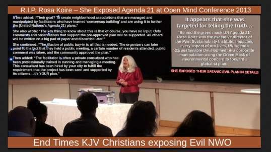 R.I.P. Rosa Koire – She Exposed Agenda 21 at Open Mind Conference 2013