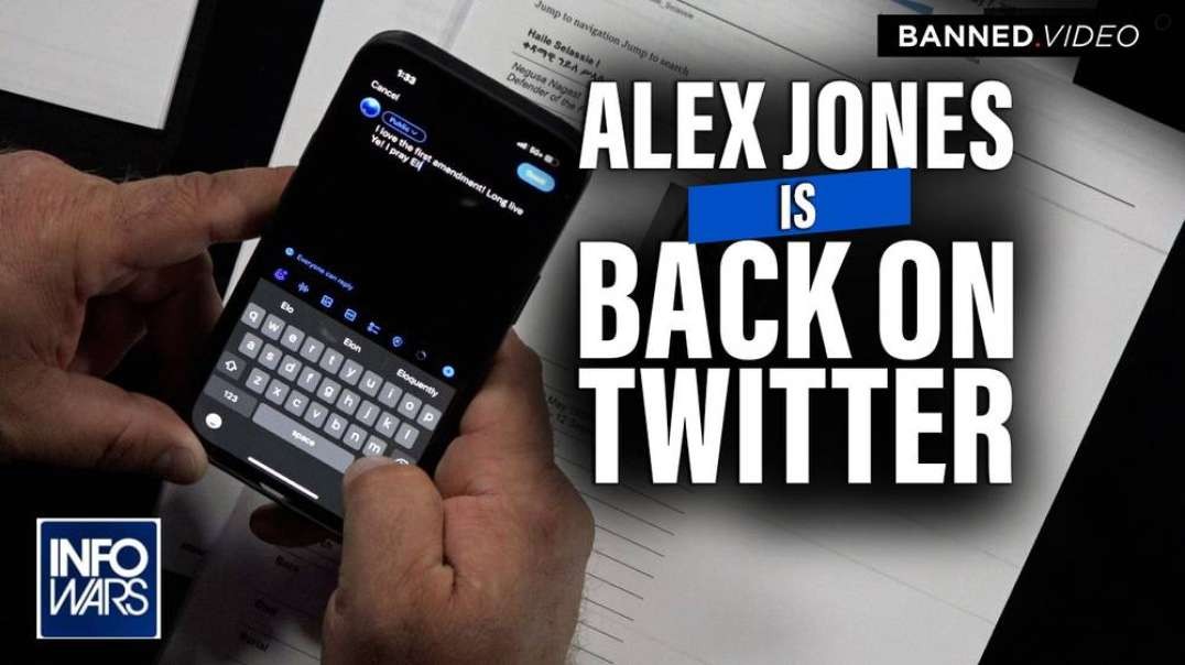 Alex Jones is Back on Twitter