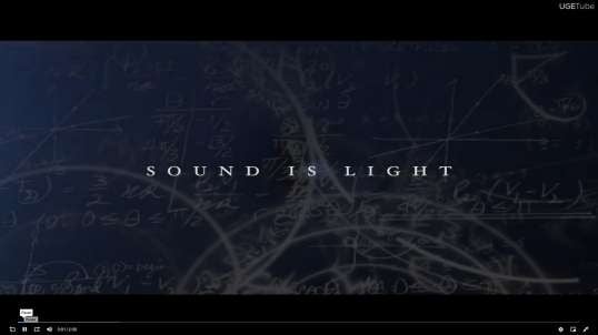 Sound = Light    (By Bart van der Zwaan)