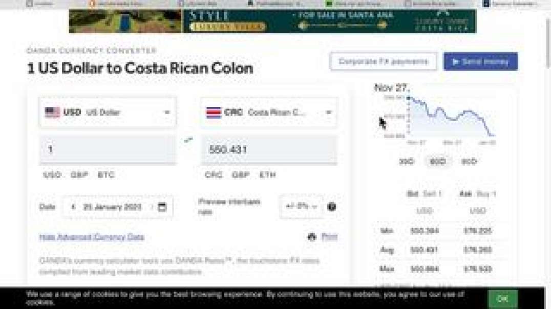In Costa Rica: dollar collapses and prices remain high