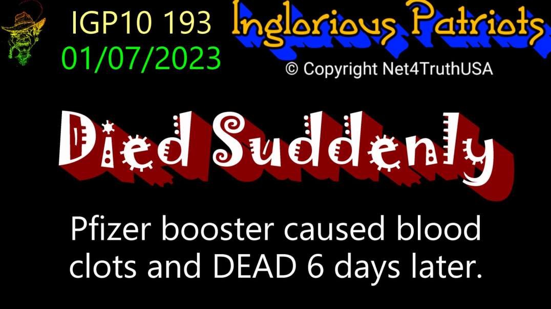 IGP10 193 - Died Suddenly Pfizer booster caused blood clots and DEAD 6 days later.mp4