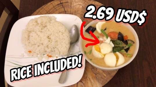 Making 2 dollars & 69 cents thai green curry