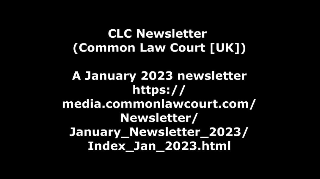 [2023] Jan Newsletter from CLC UK