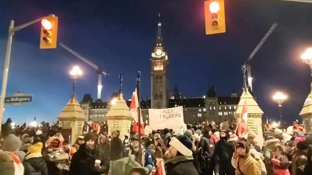 1yr ago Jan 29th 2022 Ottawa Canada PT2 Freedom Convoy 2022 Tens of Thousand Protesting COVID Mandates.mp4