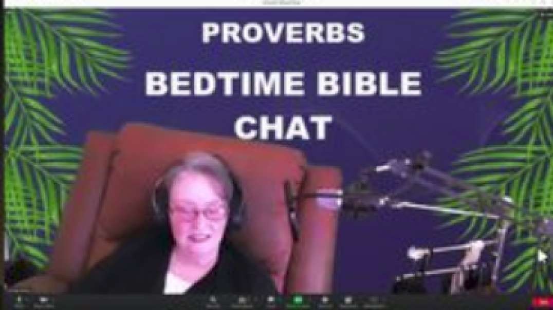 BEDTIME BIBLE CHAT: Proverbs 1: 20-33: Trust in the Lord through the fire