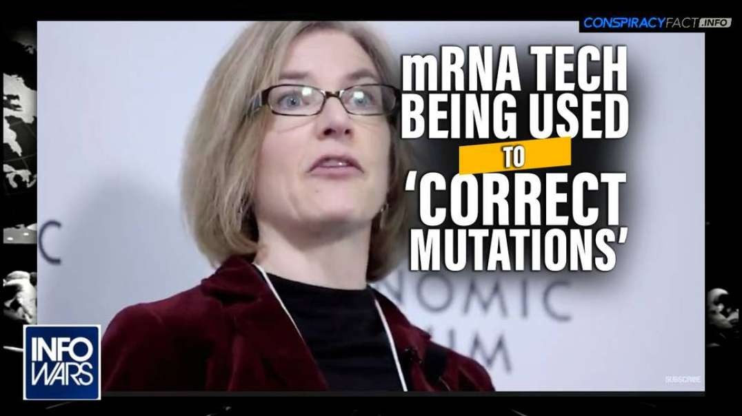 VIDEO- Scientist at WEF Event Admits mRNA Technology Being Used to 'Correct Mutations'