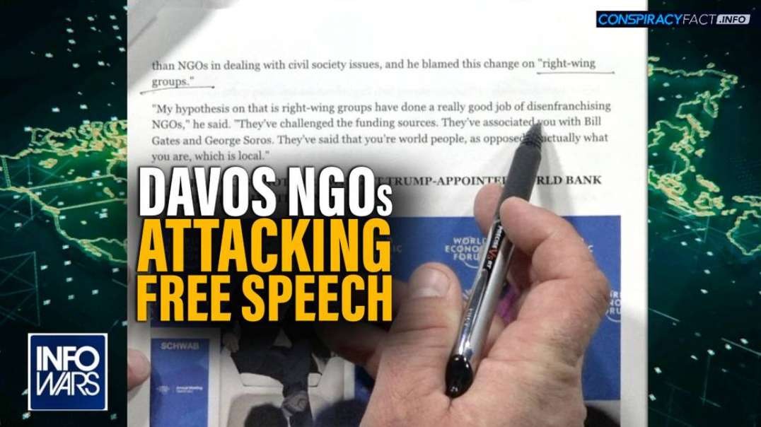 VIDEO- DAVOS NGOs Demonizing Right-Wing for Exposing Their Authoritarian Agenda