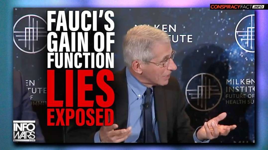 VIDEO- Fauci Admits to Gain of Function, Bill Gates Admits Frankenshots Don't Work