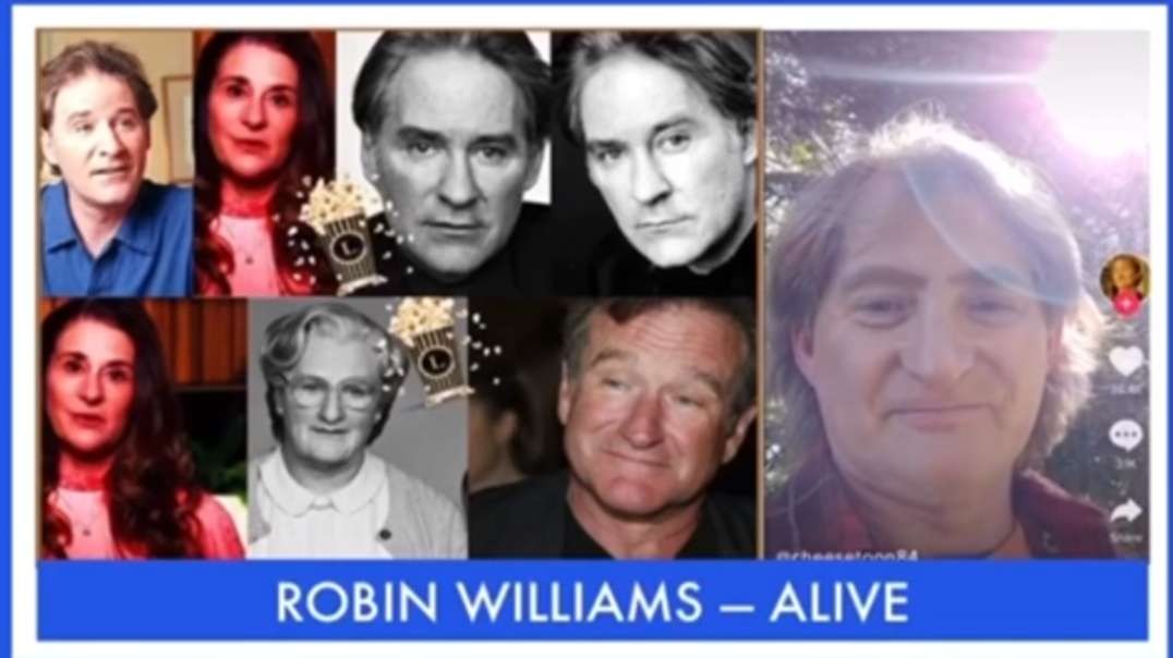 Robin Williams? Maybe saying why he left Hollywood and faked his suicide - For Many a Staged Demise was the only option to Live  Trust the Plan.