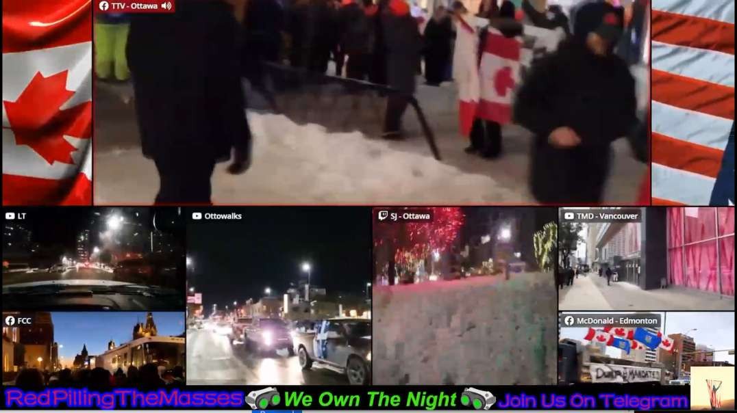 1yr ago Jan 29th 2022 PT3 Ottawa Canada Freedom Convoy 2022 Tens of Thousands Protesting COVID Mandates.mp4