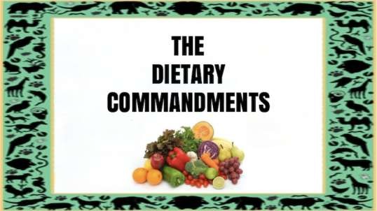 THE DIETARY COMMANDMENTS