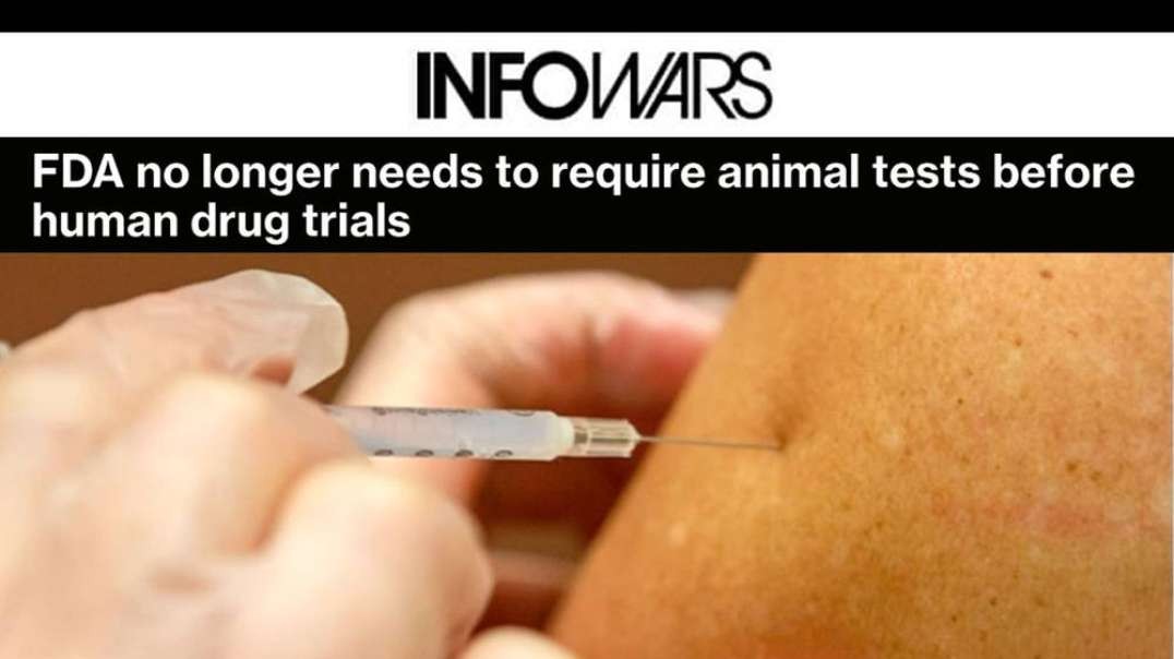 FDA Admits Human Testing will Replace Animal Trials