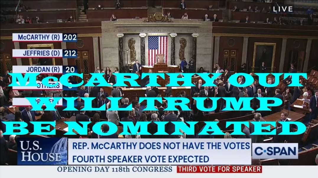 Three-time loser McCarthy NOT voted in as speaker drama goes on to 2nd day!