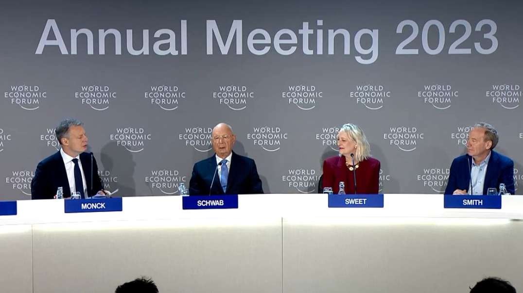 World Economic Forum Davos 1-17-23 Press Conference Global Collaboration Village.mp4