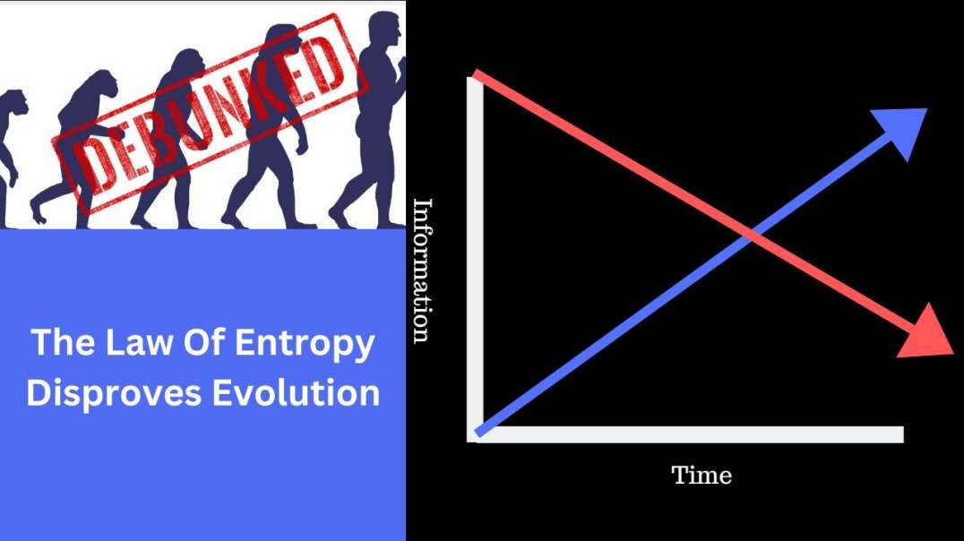 The Law Of Entropy Disproves Evolution