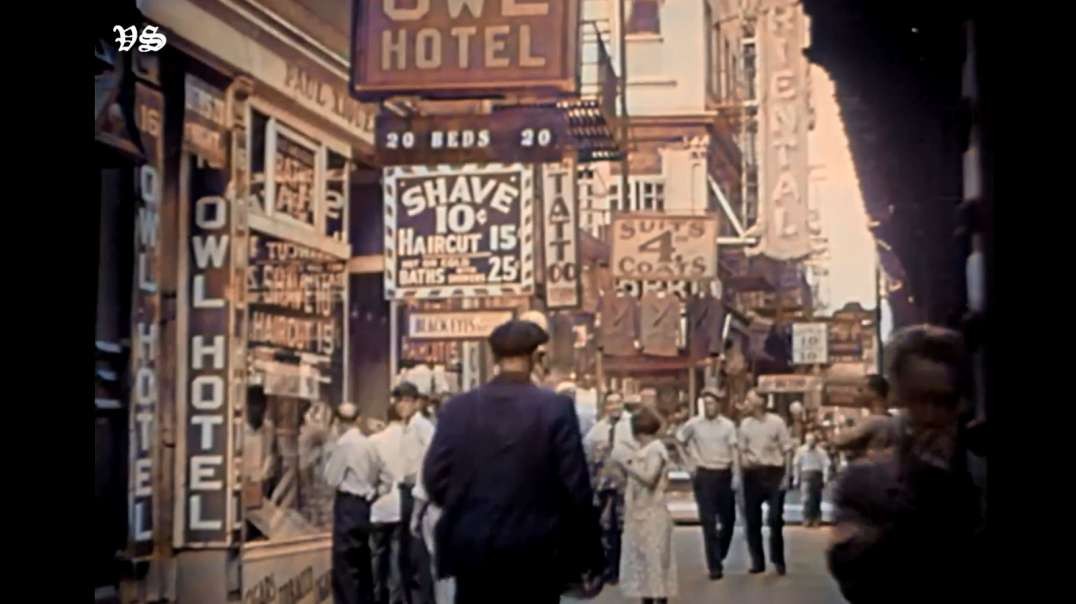 vintagestories NYC New York 1930s Harlem, Chinatown, Little Italy, Borough Park in Color.mp4