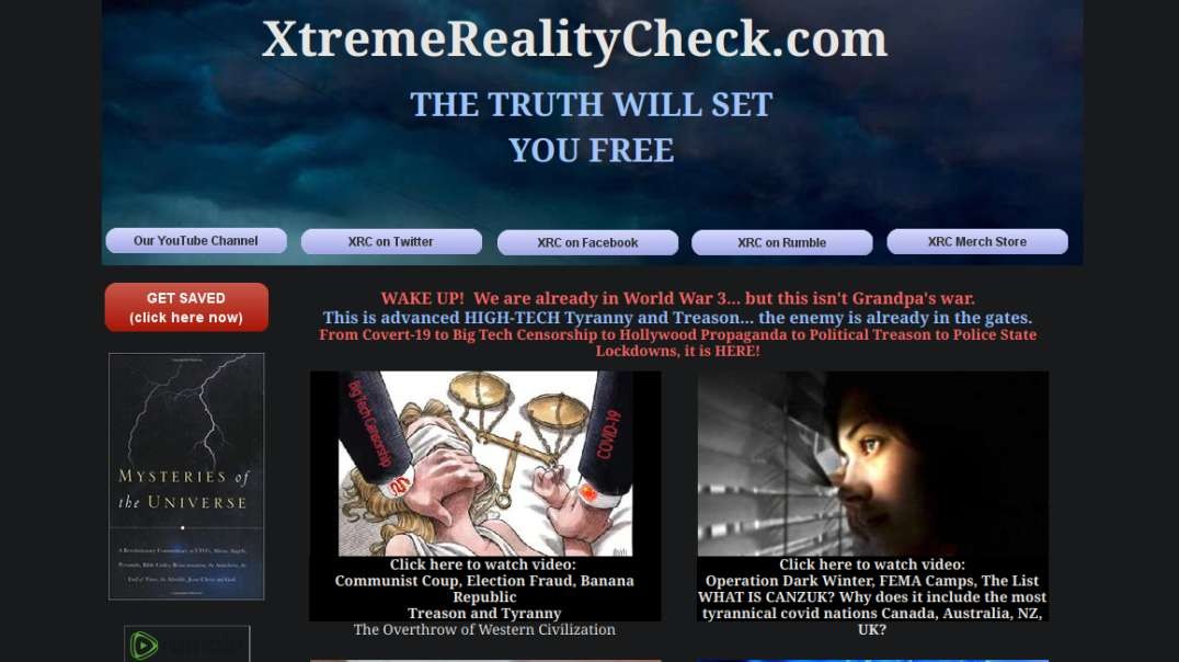 Jan @ XtremeRealityCheck Exposed Directed Energy Weapons in May of 2020