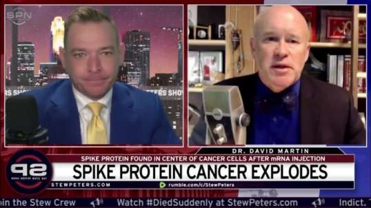 NWO: Cancer rates explode from vaccine mRNA spike protein in cancer cells