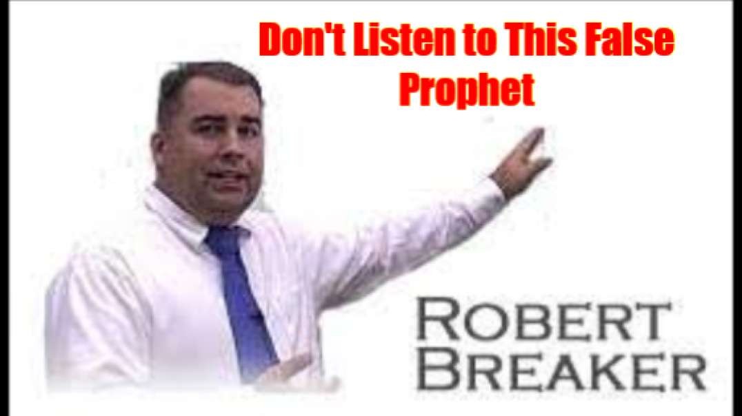 Obese False Prophet Robert Breaker Says Chop Off Hand & Head If You Get the Mark of the Beast