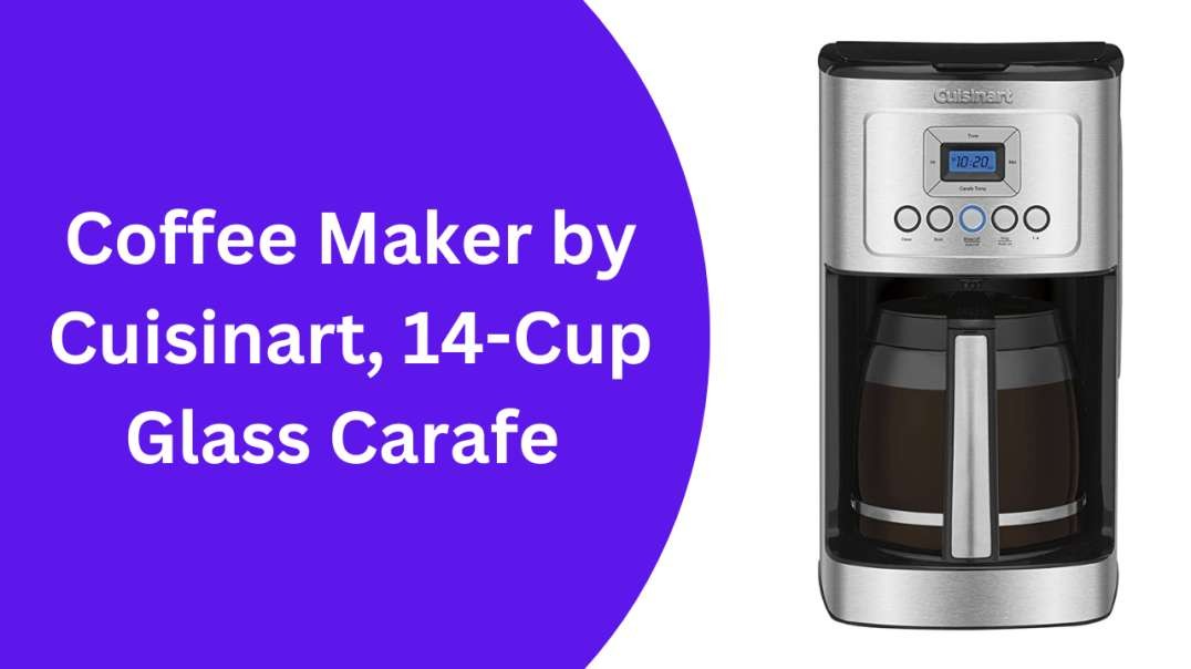 Cuisinart DCC 3200P1 Perfectemp Coffee Maker- 14 Cup - Glass Carafe Review Cuisinart Coffee Maker.mp4