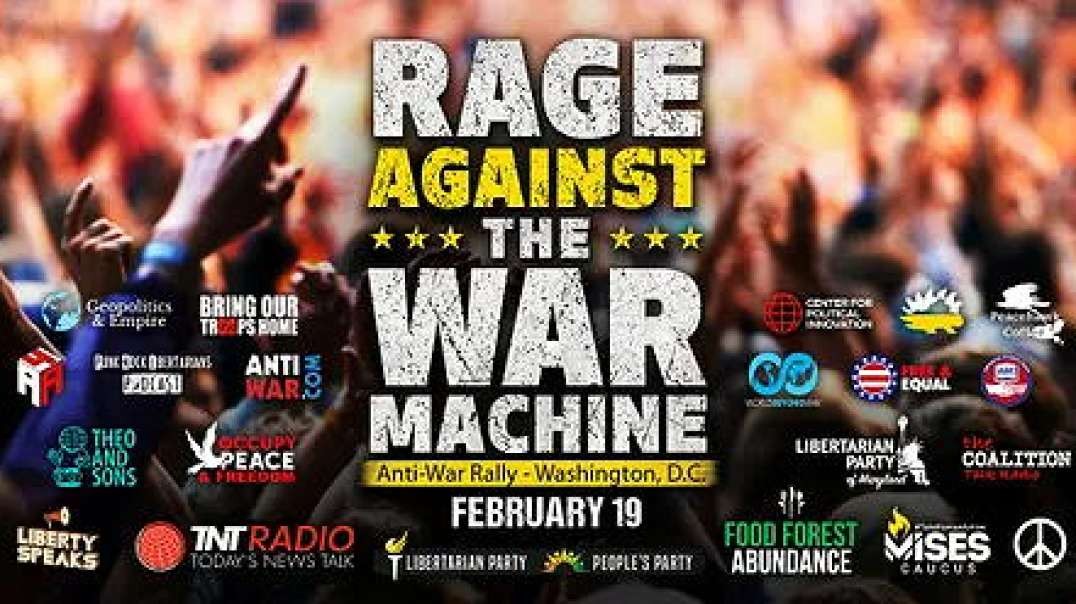Jimmy Dore  Rage Against the War Machine Rally @Lincoln Memorial