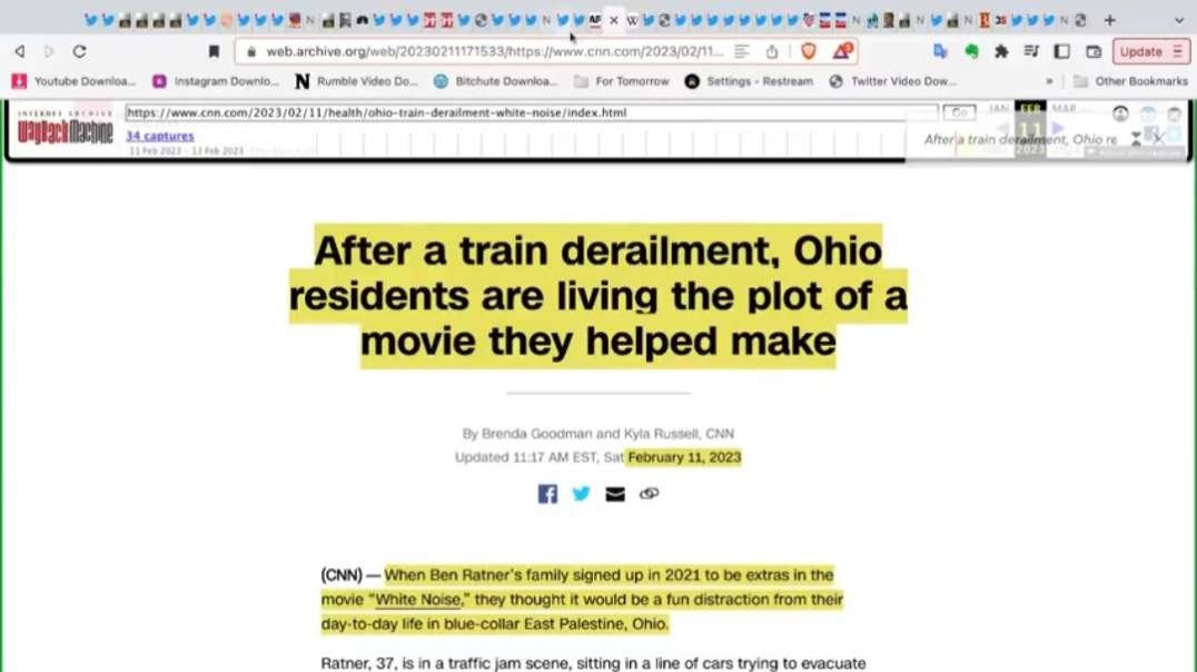 The Ohio Disaster Cover Up, CDC Always Knew MRNA Entered The Blood & The Year Psyops Went Mainstream - The Last American Vagabond