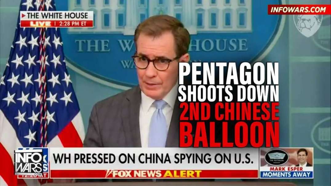 BREAKING- Pentagon Shoots Down Second Chinese Ballon Over Alaska