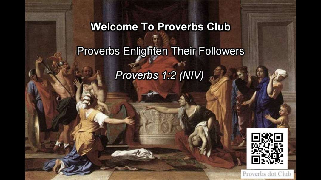 Proverbs Enlighten Their Followers - Proverbs 1:2