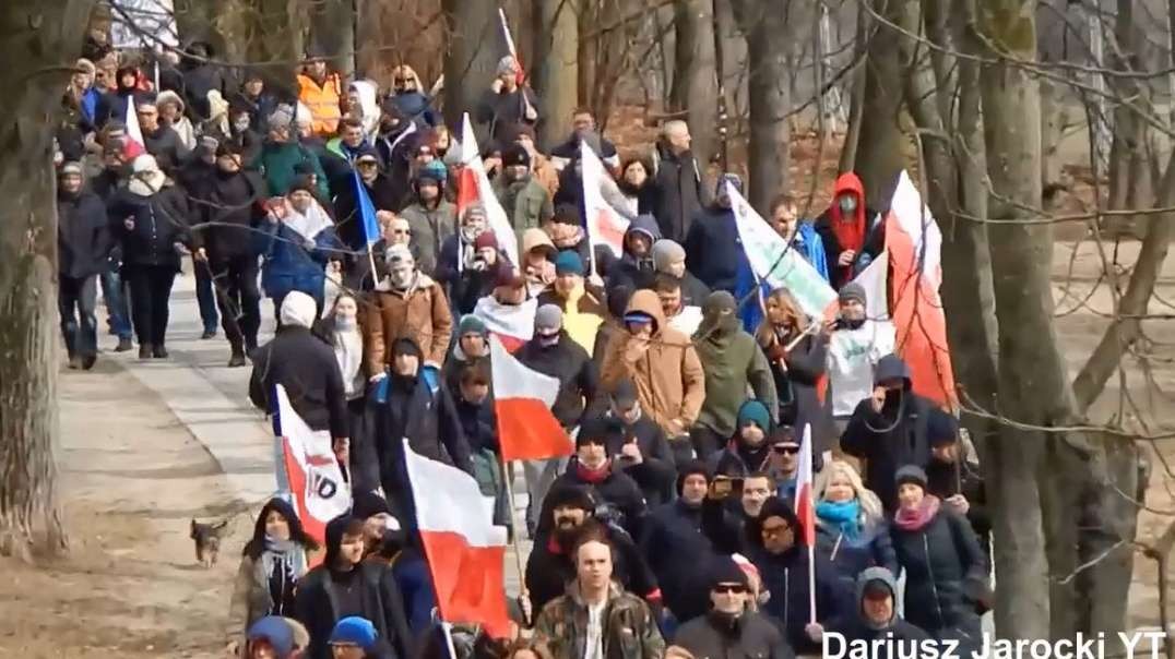 2yrs ago PT14 March 20th 2021 Warsaw Poland Worldwide Freedom Rally March Demonstration Lockdown Protest.mp4