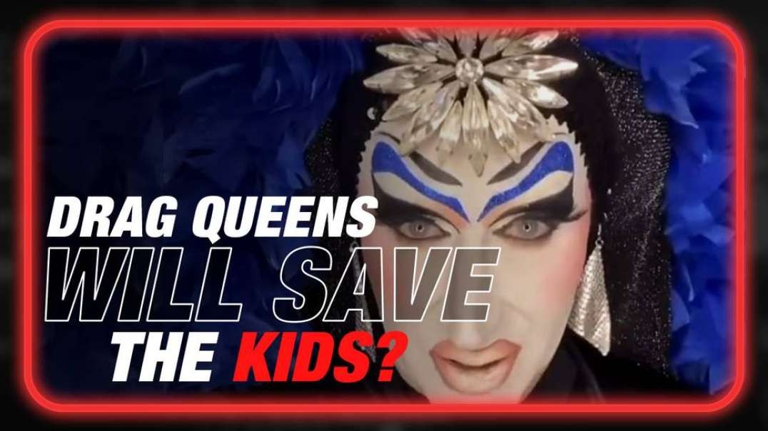 Crazed Man In Clown Makeup Says Drag Queen Storytime Will Save Children