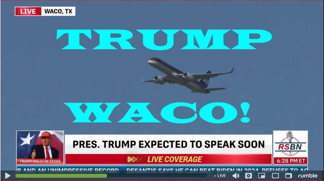 PRESIDENT TRUMP HOLDS FIRST 2024 CAMPAIGN RALLY IN WACO, TX- 3/25/23