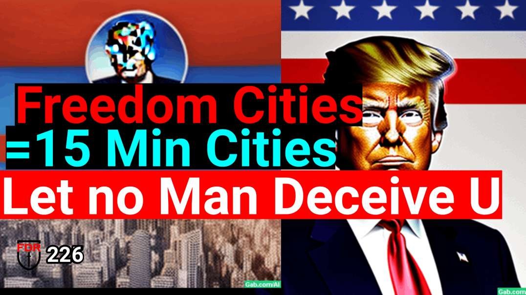 Are Trump's Freedom Cities cover for the WEF 15 minute cities?
