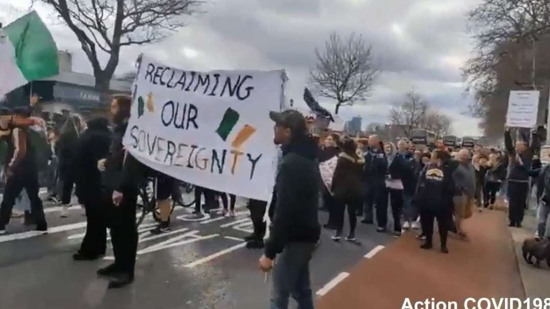 2yrs ago PT32 March 20th 2021 Ireland Dublin Worldwide Freedom Rally March Demonstration Protest.mp4