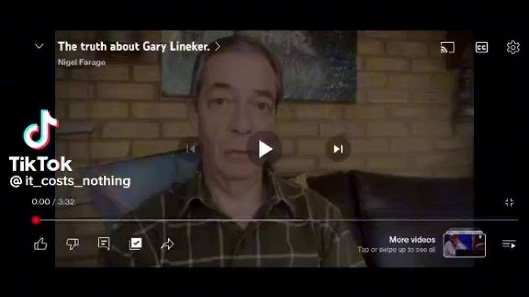 Farage saying Lineker is spreading hate