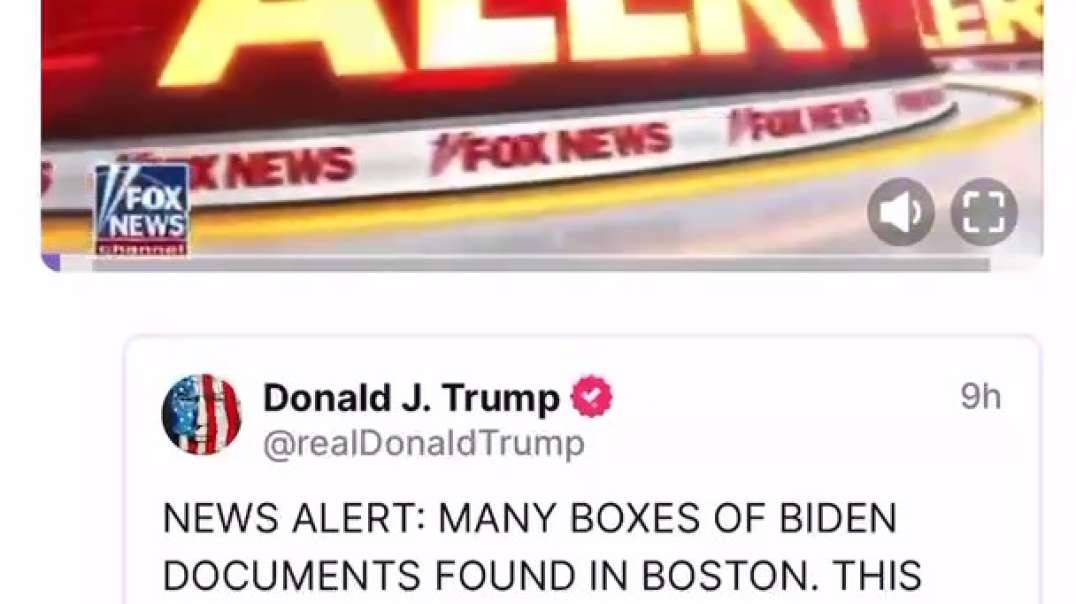 Many Boxes of Biden Documents found in Boston