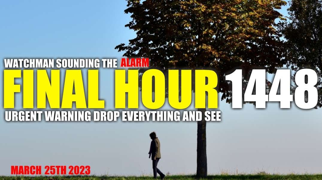 FINAL HOUR 1448 - URGENT WARNING DROP EVERYTHING AND SEE - WATCHMAN SOUNDING THE ALARM