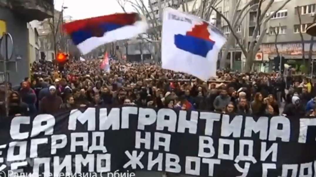 2yrs ago PT18 March 20th 2021 Serbia Belgrade Worldwide Freedom Rally March Demonstration Protest.mp4