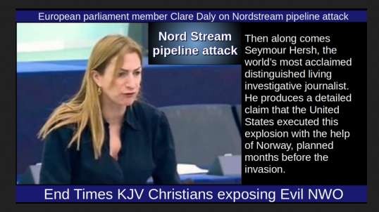 European parliament member Clare Daly on Nordstream pipeline attack