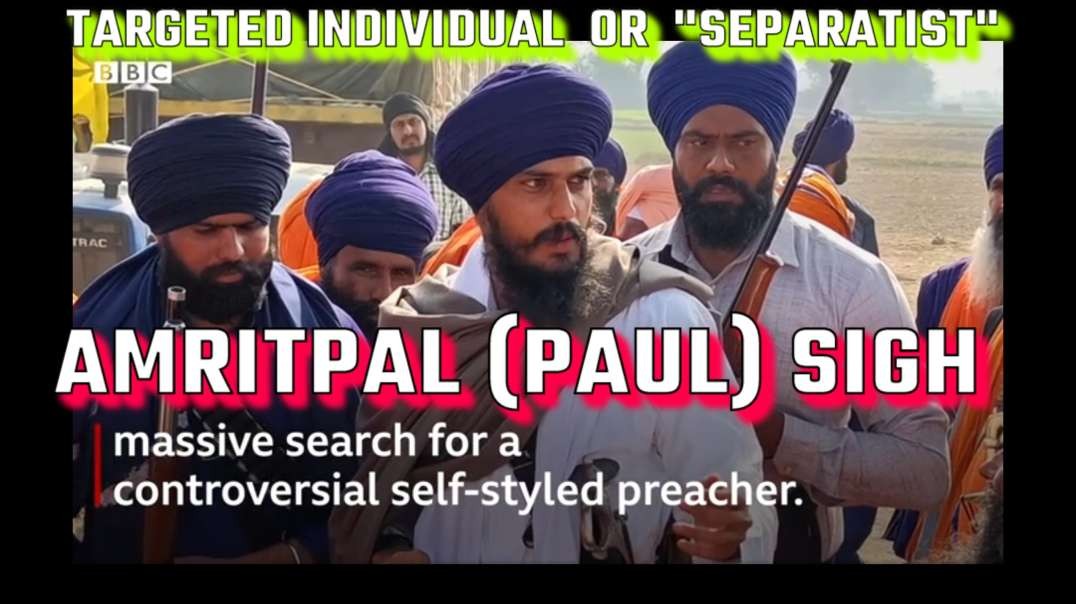 Amritpal Singh: Punjab separatist or TARGETED INDIVIDUAL.  #india #news #freeamritpalsingh #targeted