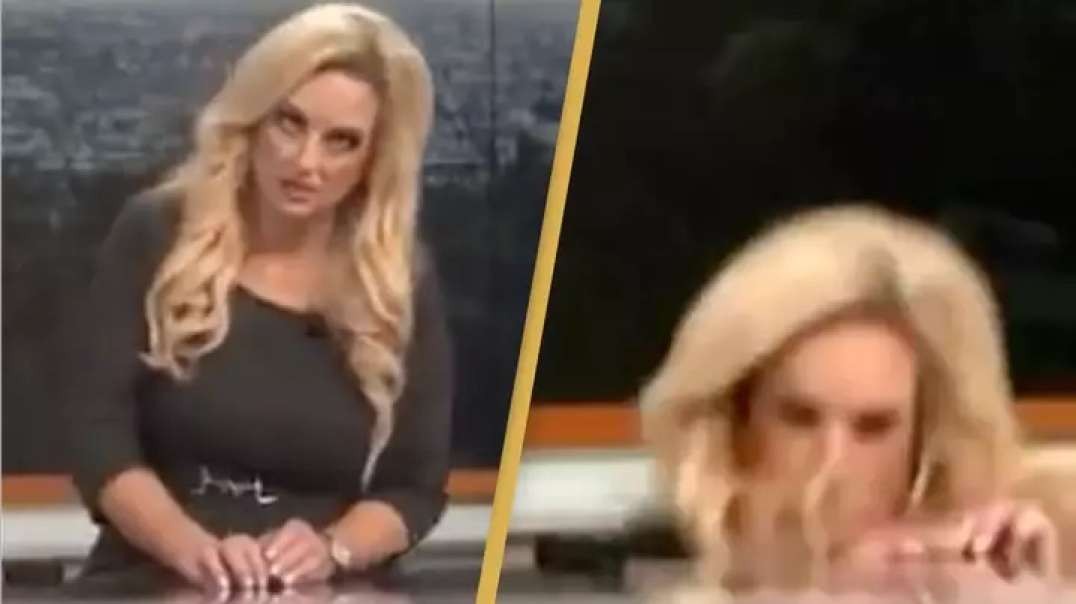 News anchors stunned as weather reporter passes out on live TV