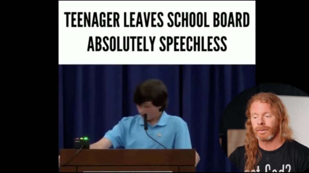 Based Kid Torches Woke School Board!