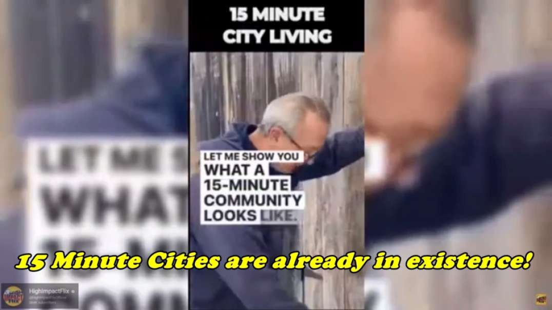 15 Minute Cities are already in existence