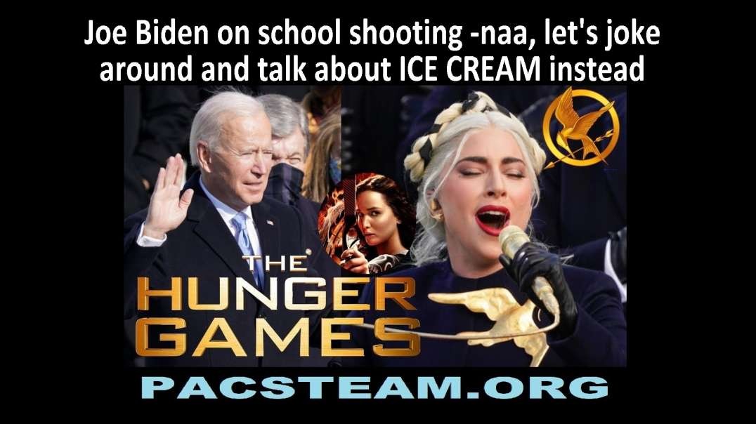 Joe Biden on school shooting -naa, let's talk about ICE CREAM instead
